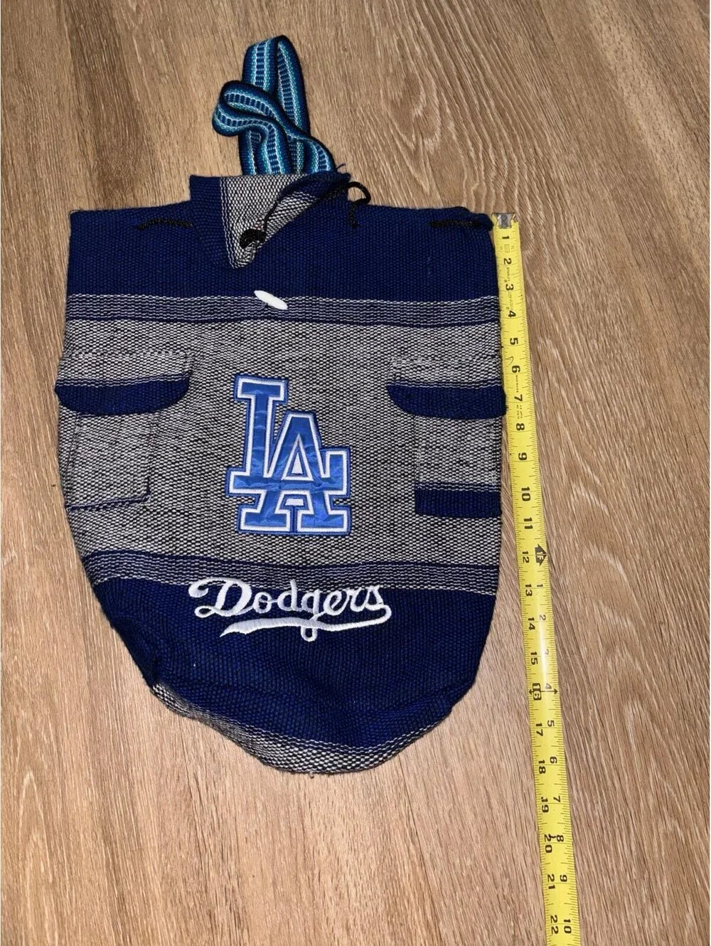 Los Angeles Dodgers MLB Logo Backpack Tote Baja Aztec Bag Boho Napsack 18” c20